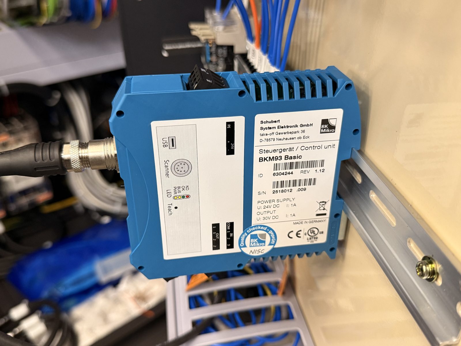 BK Micro BKM93 Basic controller unit